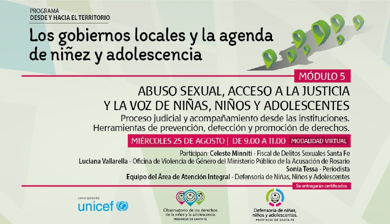 Capacitación sobre abuso sexual y acceso a la Justicia